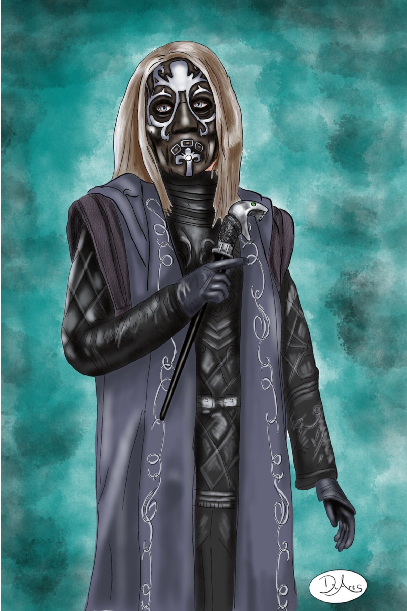 Death Eater Lucius Malfoy Digital Art Download | Etsy