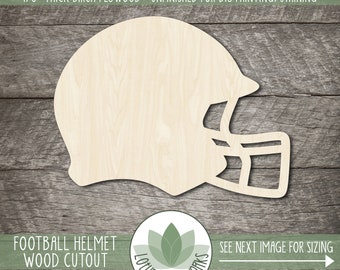 Football Helmet Cutouts - Etsy