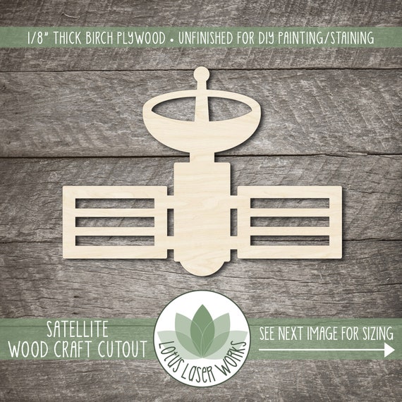 Space UFO - Laser Cut Out Unfinished Wood Craft Shape SPC38 Space UFO - Laser Cut Out Unfinished Wood Craft Shape SPC38