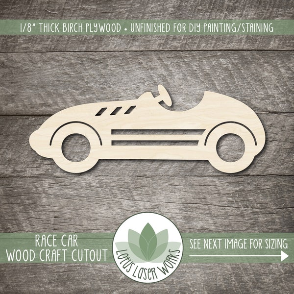 Wood Race Car - Etsy