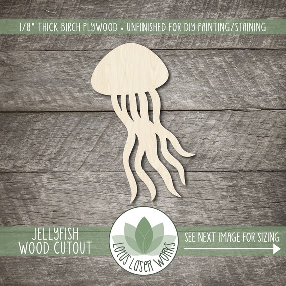 wooden jellyfish