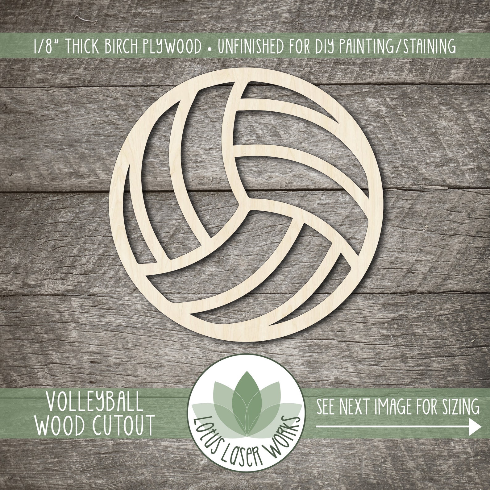 Volleyball Wood Cutout Unfinished - Il 1588xN.2501769951 7o2r