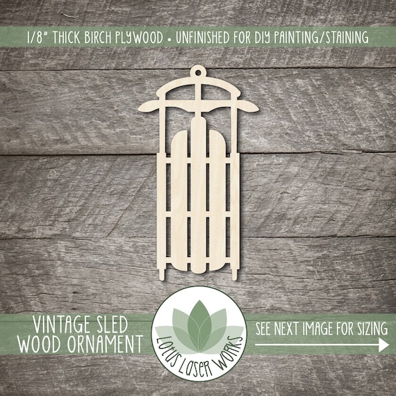 Stocking - Laser Cut Out Unfinished Wood Craft Shape XMS39 Stocking - Laser Cut Out Unfinished Wood Craft Shape XMS39