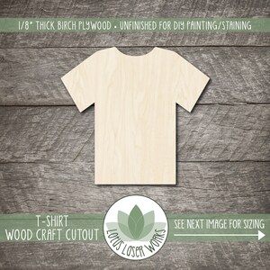 Clothing Shirt - Laser Cut Out Unfinished Wood Craft Shape CLT60 Clothing Shirt - Laser Cut Out Unfinished Wood Craft Shape CLT60
