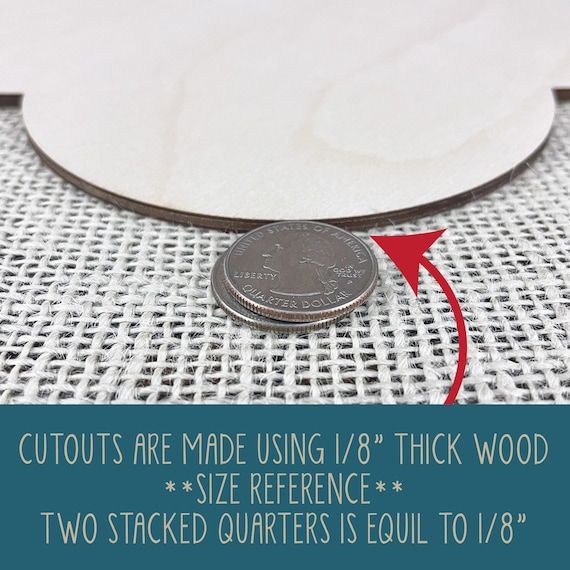 Plaque - Laser Cut Out Unfinished Wood Craft Shape BSC35 Plaque - Laser Cut Out Unfinished Wood Craft Shape BSC35