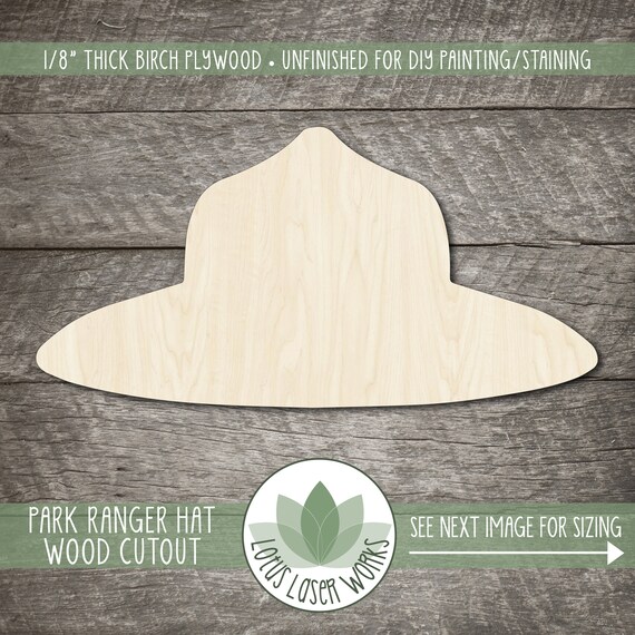 Hat Sombrero - Laser Cut Out Unfinished Wood Craft Shape WLD20 Hat Sombrero - Laser Cut Out Unfinished Wood Craft Shape WLD20