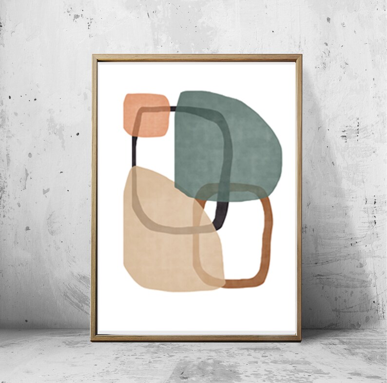 Downloadable Prints Trio Art Prints Abstract Set Of 3 Etsy