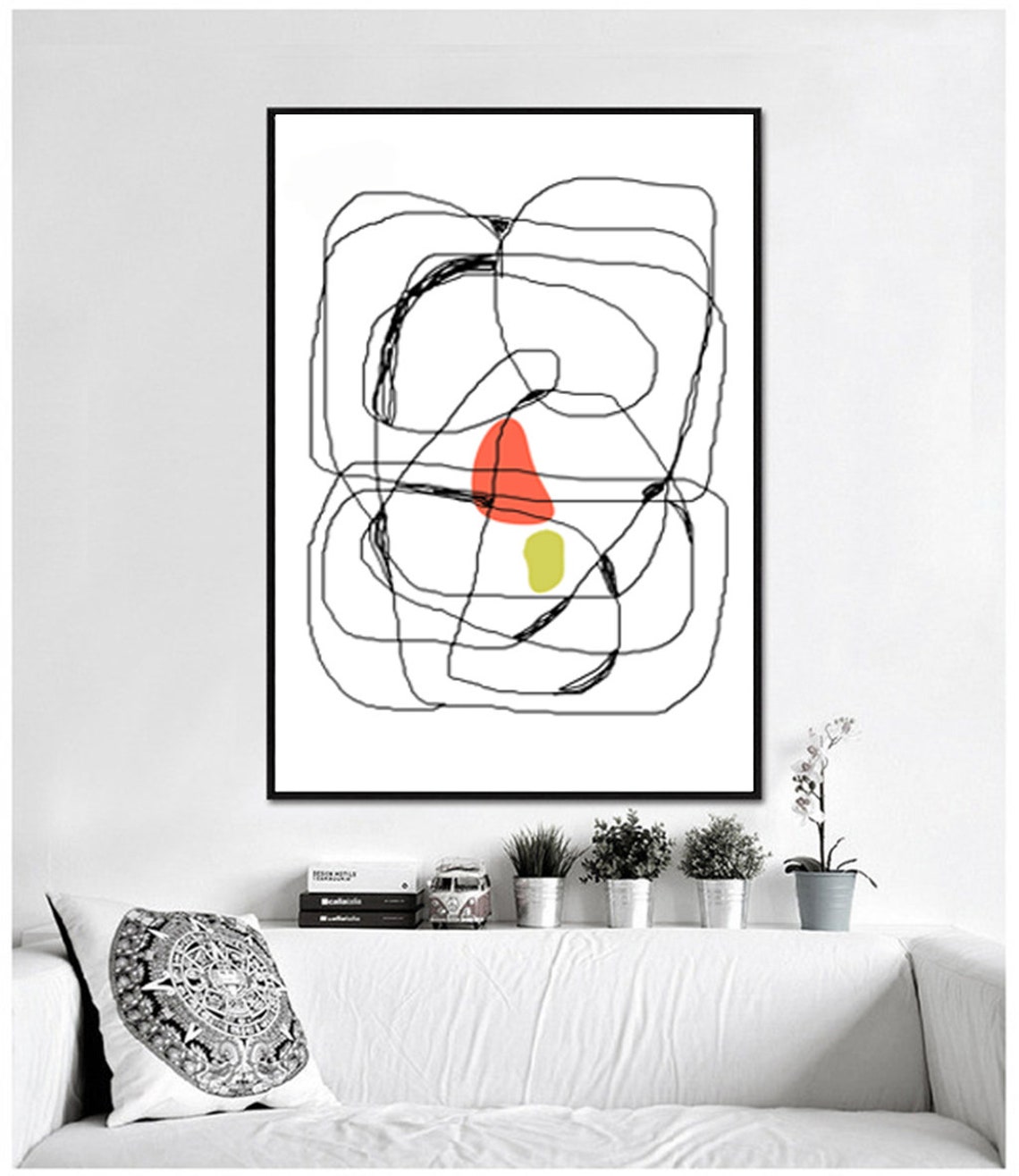 Abstract Line Print Modern Artwork Set Of 3 Prints Etsy