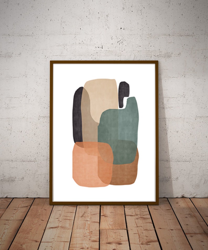 Downloadable Prints Trio Art Prints Abstract Set Of 3 Etsy