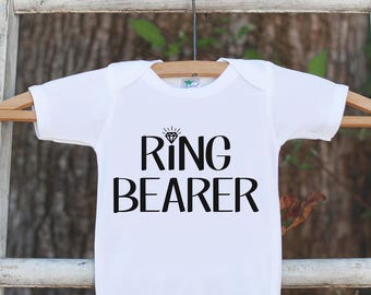 Funny Ring Bearer Outfit Guard Rings Steal Show Boys Grey - Etsy