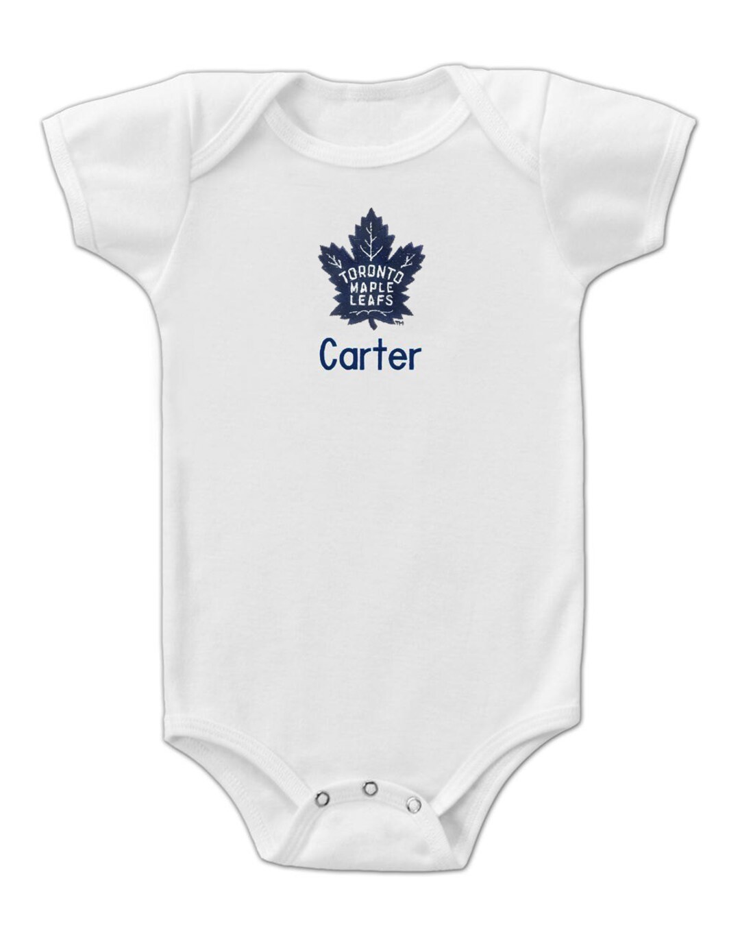 Personalized NHL Toronto Maple Leafs Baby Bodysuit Etsy