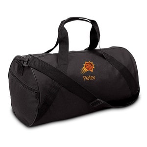 Personalized Youth Duffel Bag - Embroidered NBA Phoenix Suns Travel Bag with Name, Perfect for Any Outing