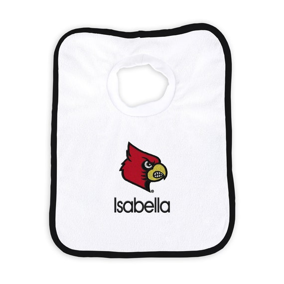 Personalized Baby Bib 100% Cotton Terry NCAA Louisville 