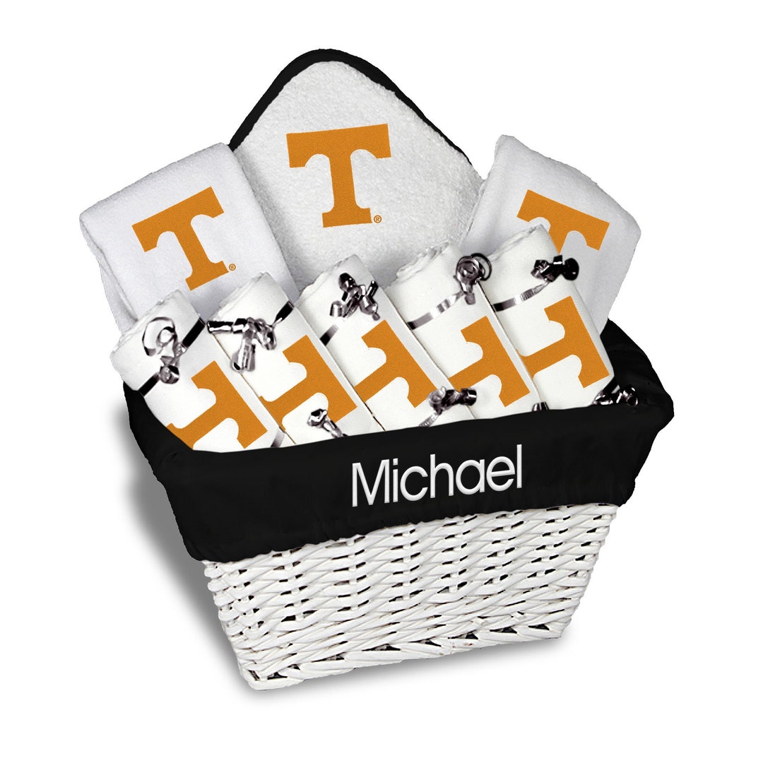 Personalized Baby Gift Basket Embroidered NCAA Tennessee Volunteers
