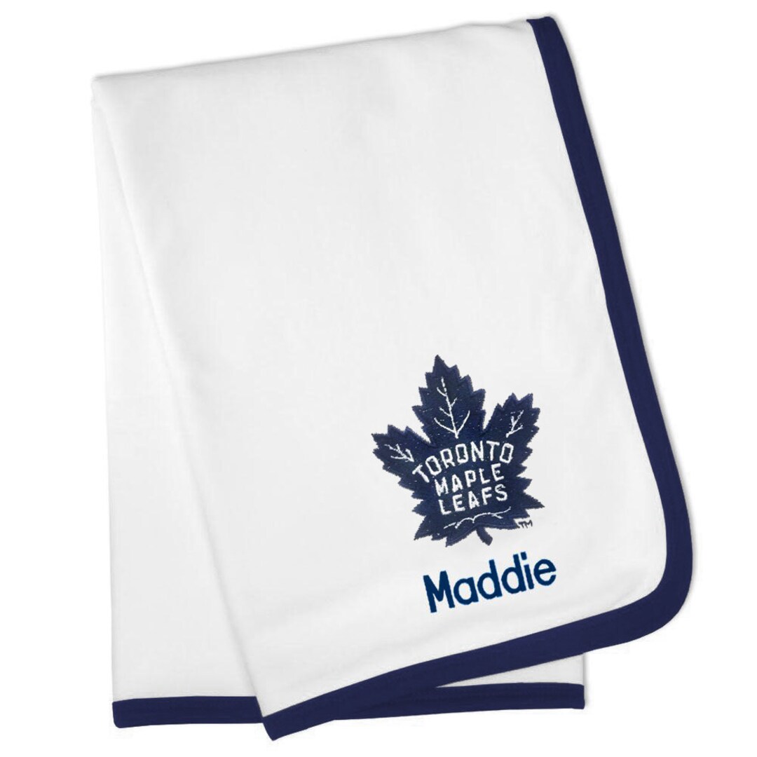 Toronto Maple Leafs Baby Blanket, NHL Maple Leafs, Hockey Baby Gift