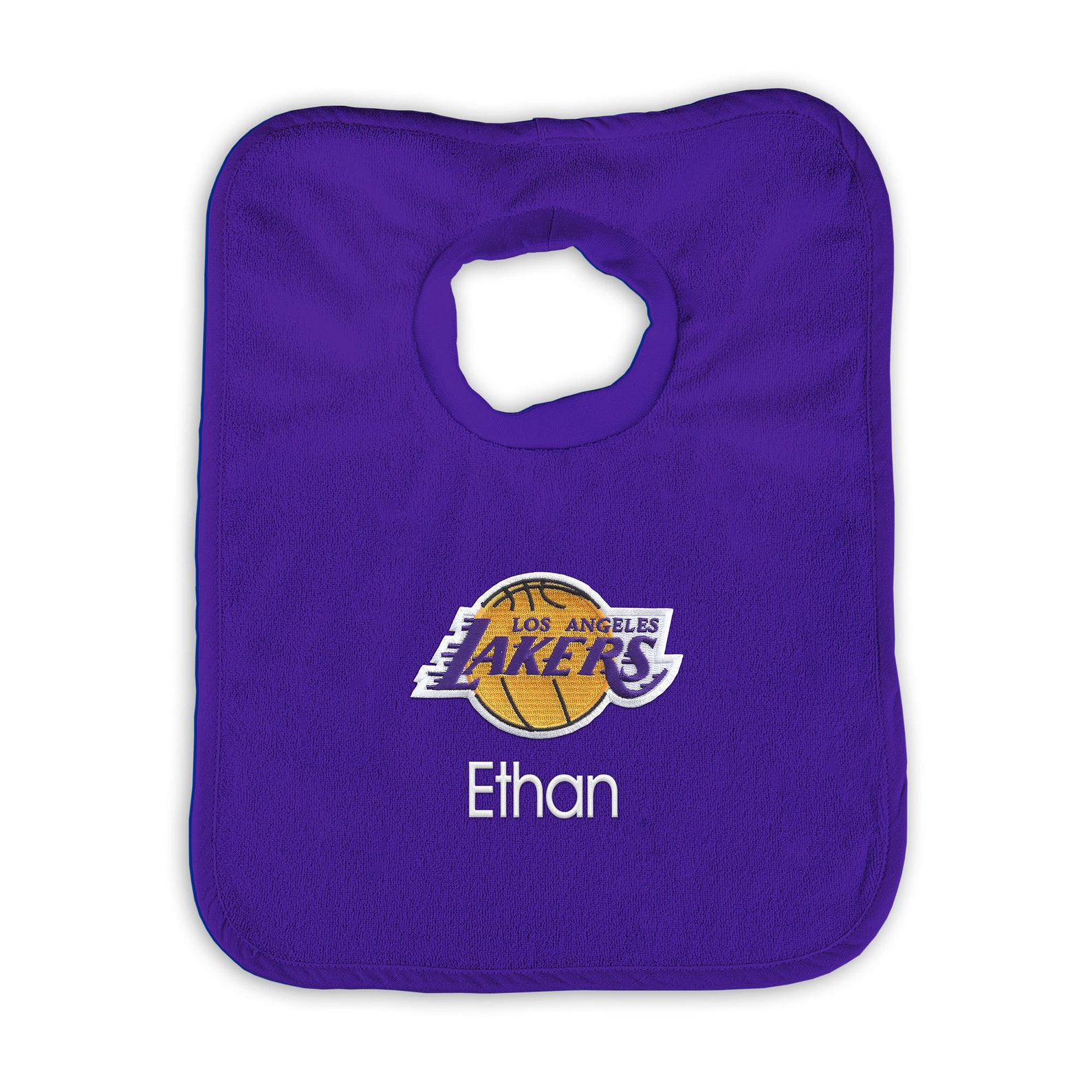 Personalized NBA Los Angeles Lakers Baby Bib Etsy