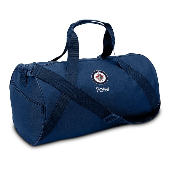 Personalized Youth Duffel Bag Embroidered NHL Winnipeg Jets