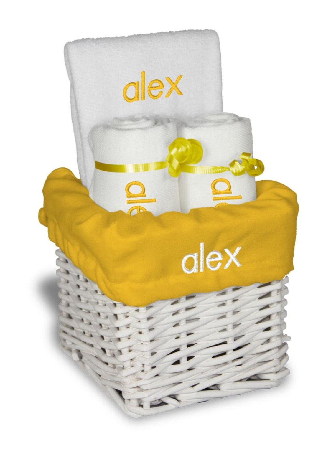 Personalized Baby Gift Basket Baby Girl Gift Basket Bib 2 Etsy