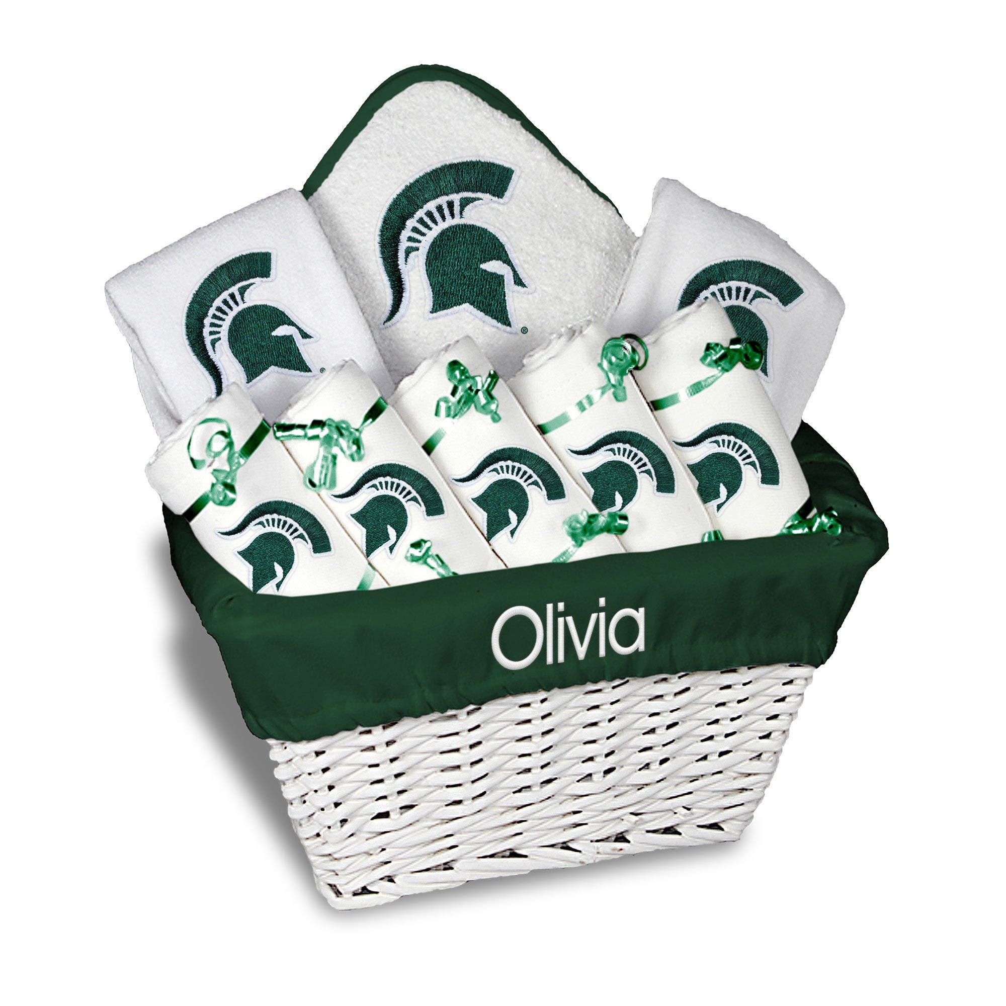 Personalizado NCAA Michigan State Spartans Baby Gift Basket Etsy