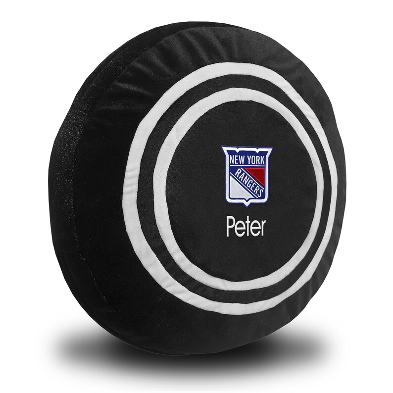 Personalized NHL New York Rangers Plush Hockey Puck Etsy