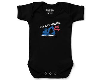 New York Rangers Digger Graphic Baby Bodysuit | Official NHL Licensed Infant Bodysuit