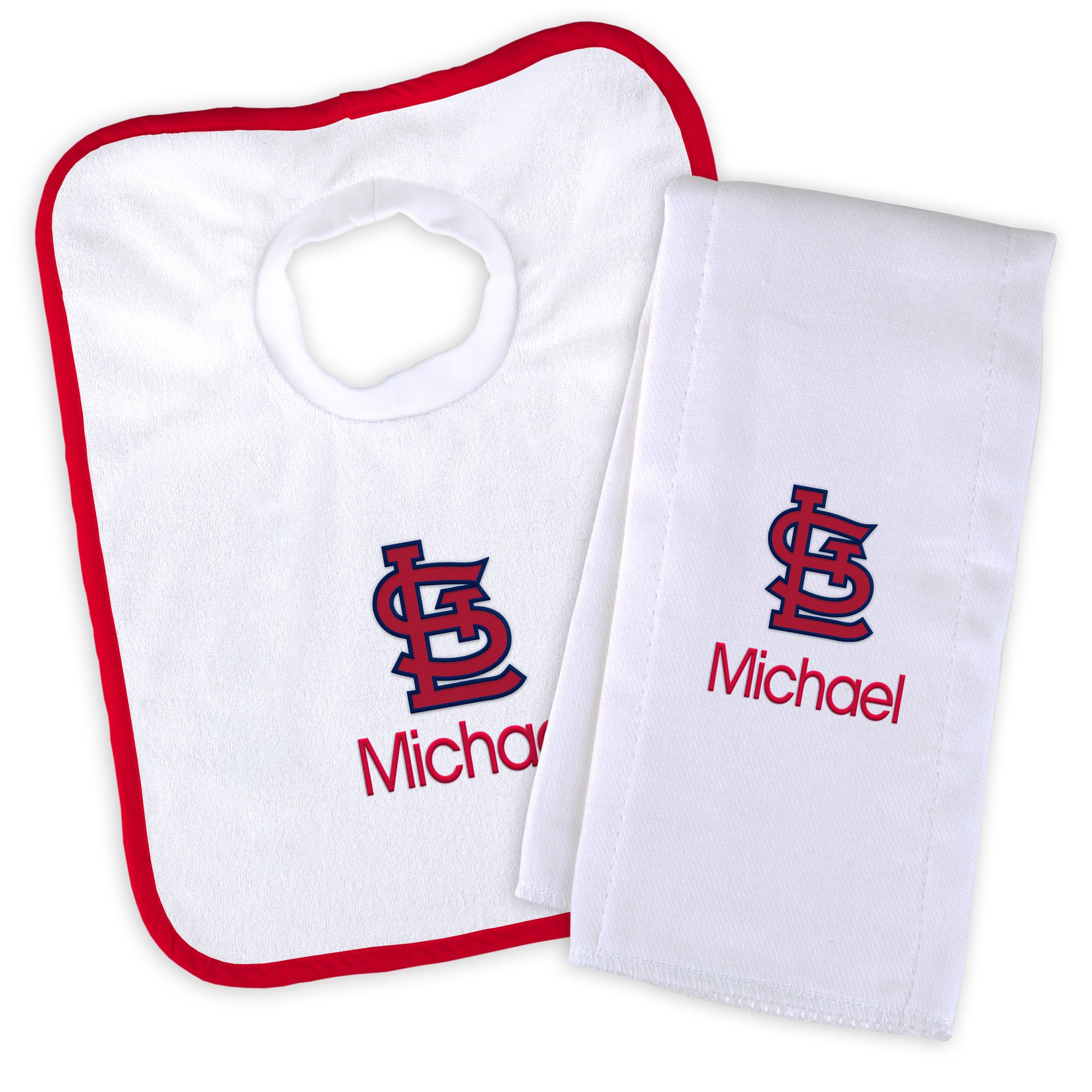 Personalized Baby Bib 100% Cotton Terry NCAA Louisville 