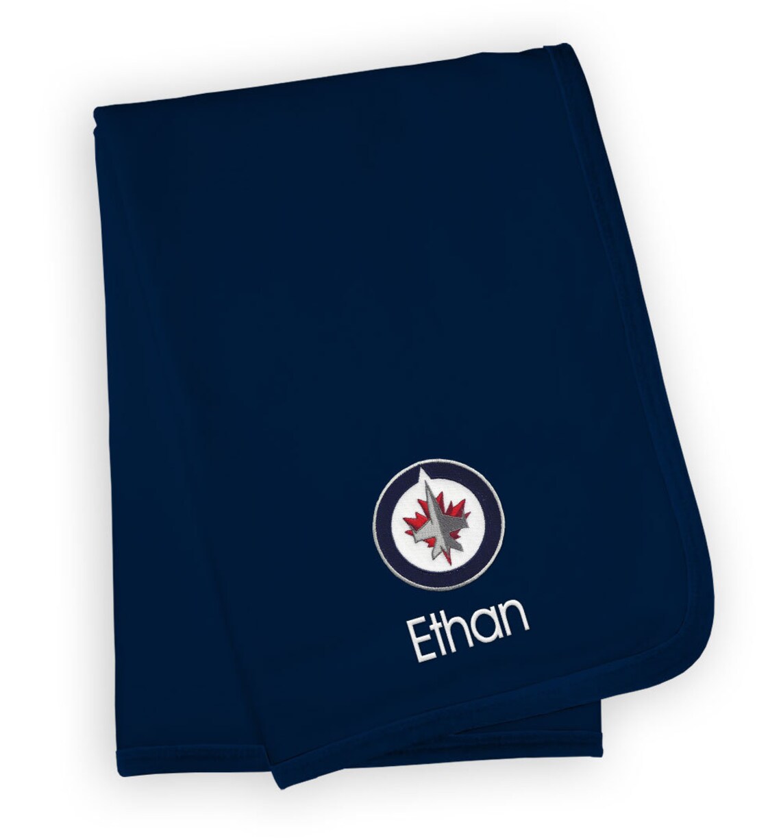 Personalized NHL Winnipeg Jets Baby Blanket Etsy