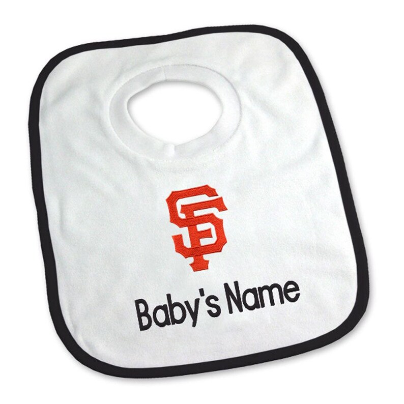 Personalized MLB San Francisco Giants Baby Gift Basket Bibs Etsy