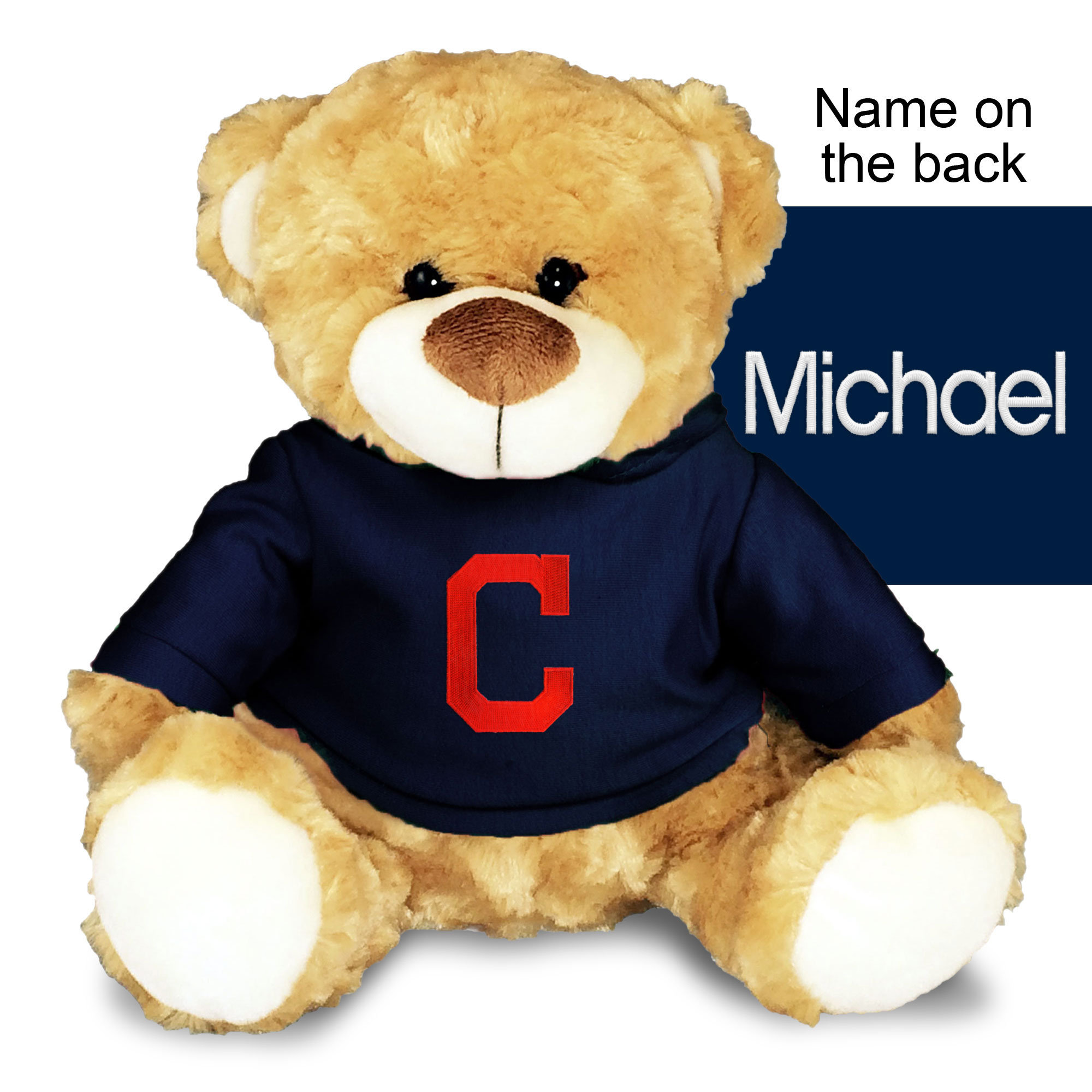 Personalized Name Number Cleveland Indians Fan Made Black Baseball