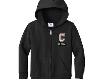Personalized College of Charleston Toddler Sweatshirt | Official NCAA Kids Full Zip | Custom Embroidered Name | College Gift