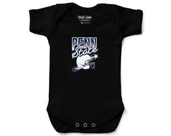 Penn State Nittany Lions Helmet Graphic Baby Bodysuit | Official NCAA Licensed Infant Bodysuit