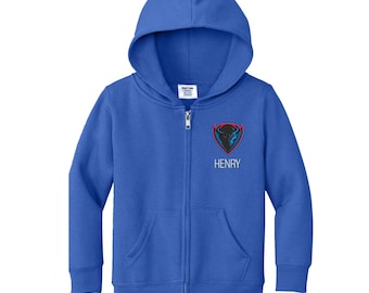 Personalized DePaul University Toddler Sweatshirt | Official NCAA Kids Full Zip | Custom Embroidered Name | College Gift
