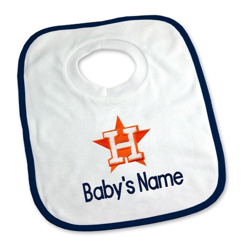 Personalized MLB Houston Astros Baby Gift Basket Bibs Burp Etsy