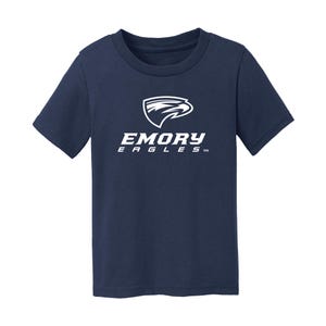 Emory Eagles Official Logo Kids T-shirt | NCAA Licensed 100% Cotton Infant Toddler Tee