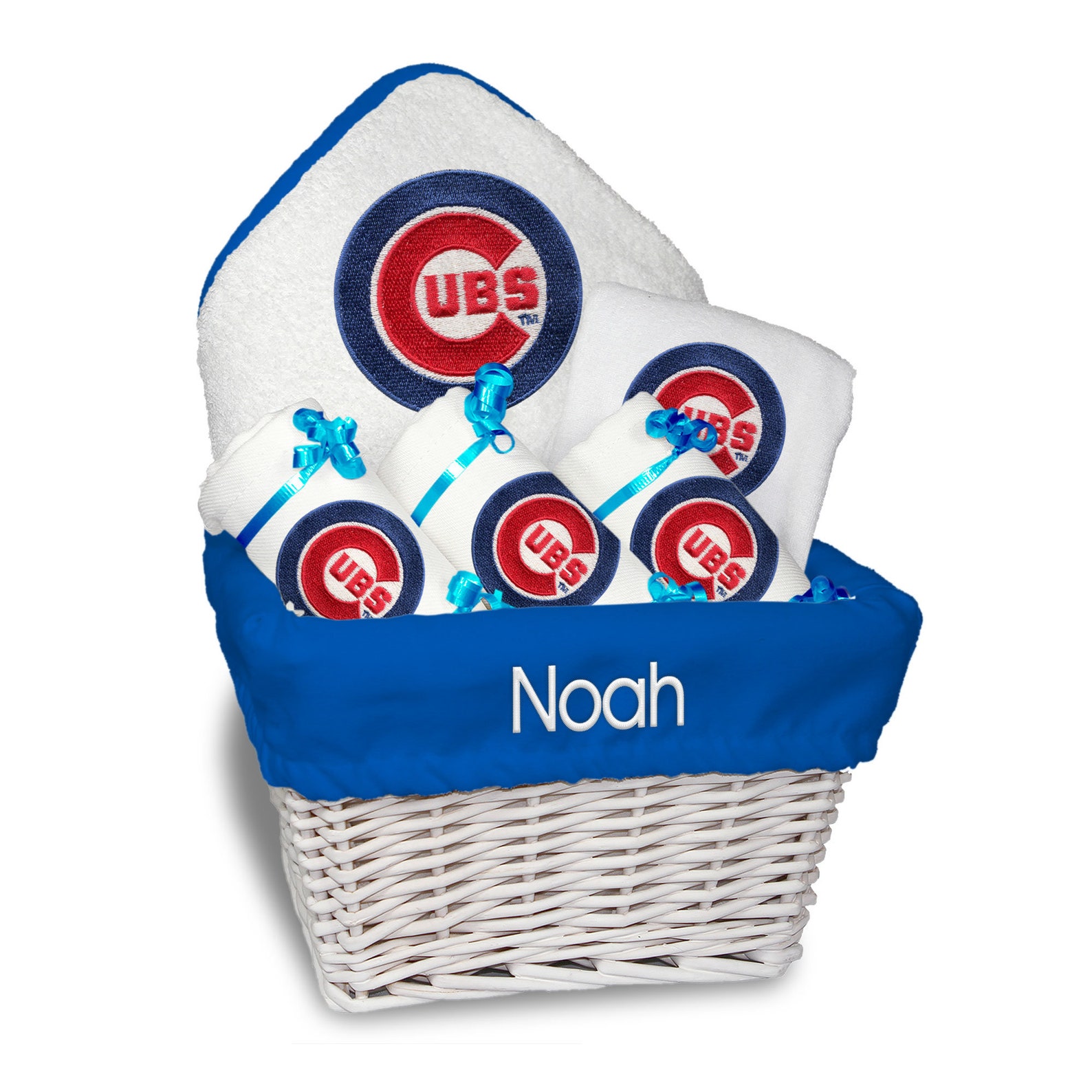 Personalized MLB Chicago Cubs Baby Gift Basket Bibs Burp Etsy
