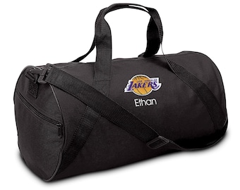 Personalized NBA Los Angeles Lakers Youth Duffel Bag, LA Lakers, Staple Center, Lakers Bag, Lakers Gift, Lakers Toddler Gift, Lakers Baby