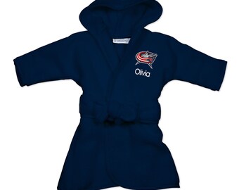 Personalized NHL Columbus Blue Jackets Infant Robe