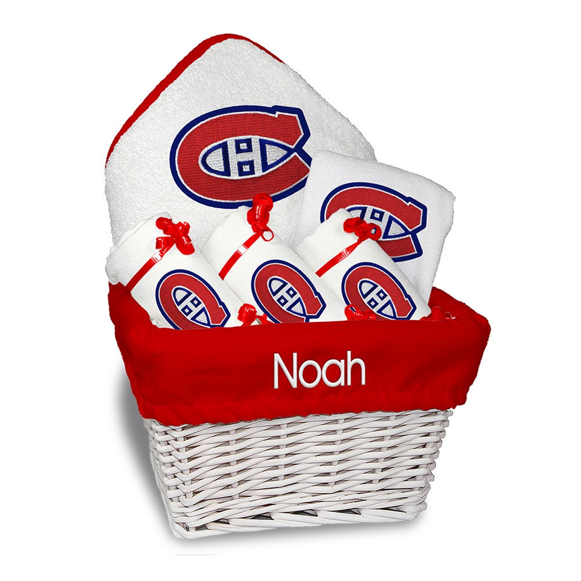Personalized NHL Montreal Canadiens Baby Gift Basket Bibs Etsy