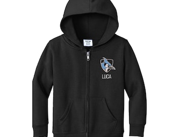 Personalized Johns Hopkins Toddler Sweatshirt | Official NCAA Kids Full Zip | Custom Embroidered Name | College Gift