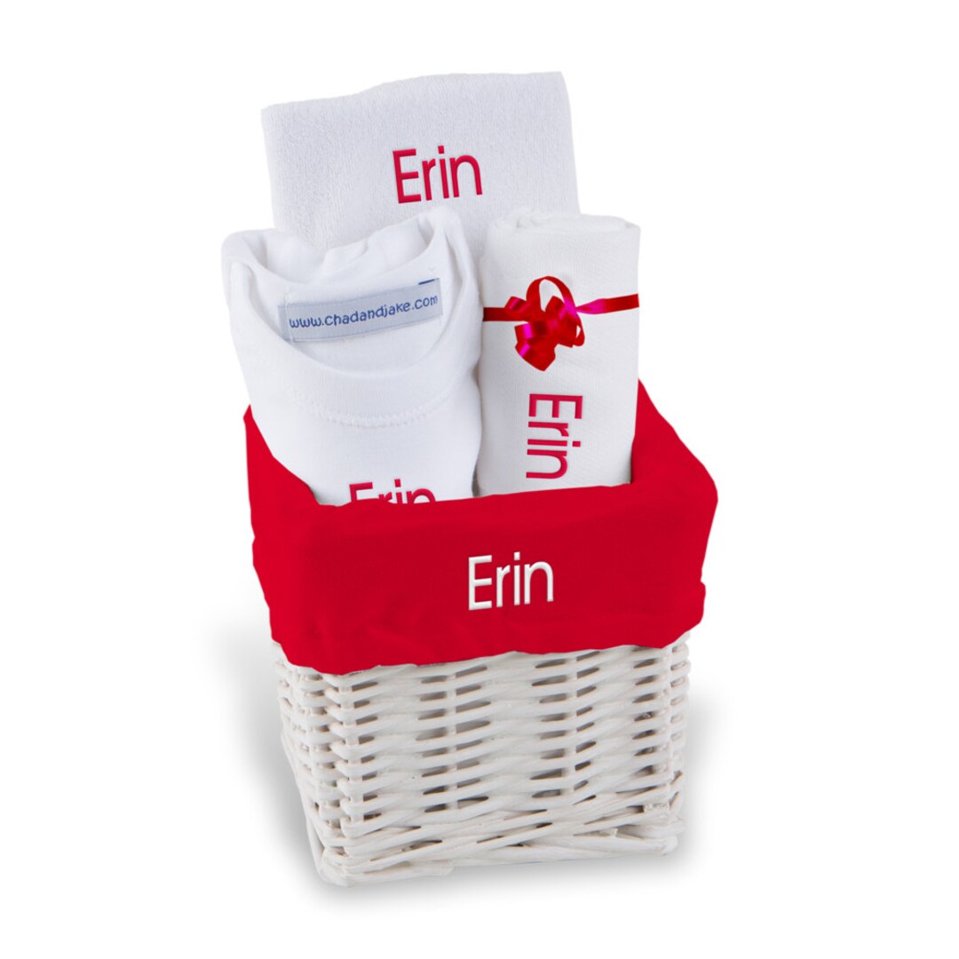 Personalized Baby Gift Basket Baby Girl Gift Basket Etsy