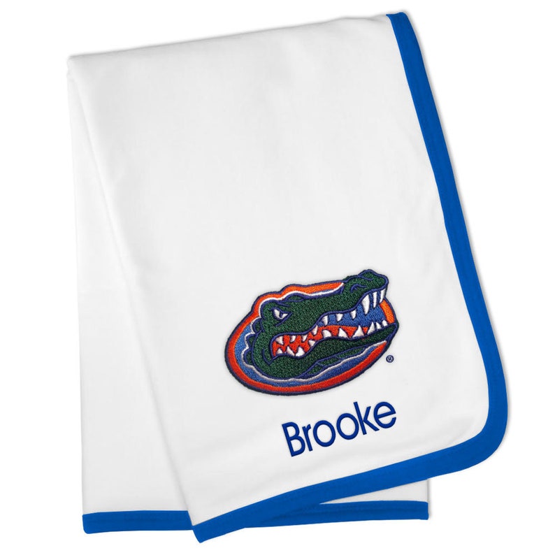 Personalized NCAA Florida Gators Baby Blanket Florida Gators Etsy
