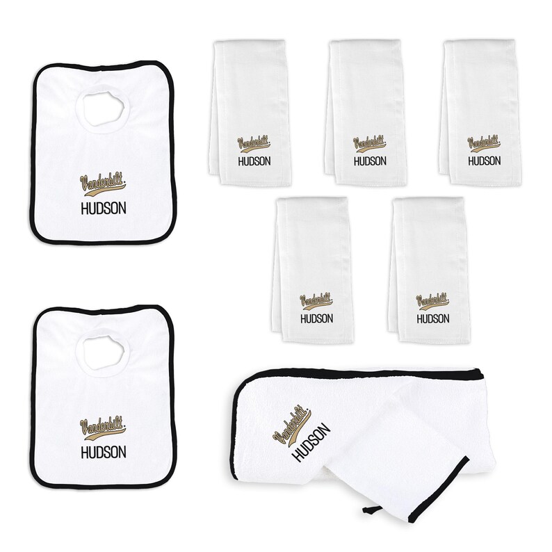Personalized Vanderbilt Commodores "script" Baby Gift Basket | Vandy ...