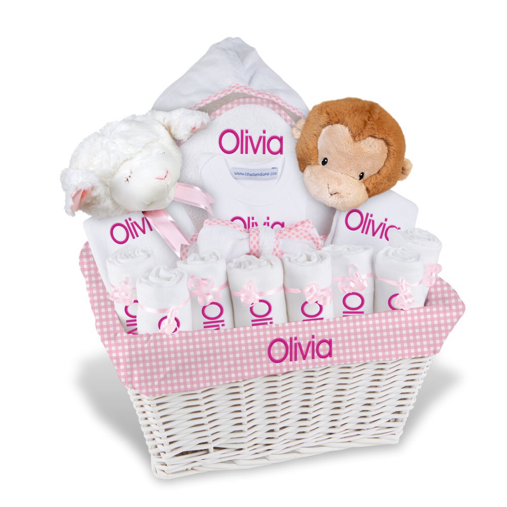 personalized baskets for babies