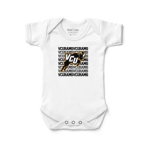 VCU Rams Retro Logo Baby Bodysuit | Official NCAA Licensed Infant Bodysuit
