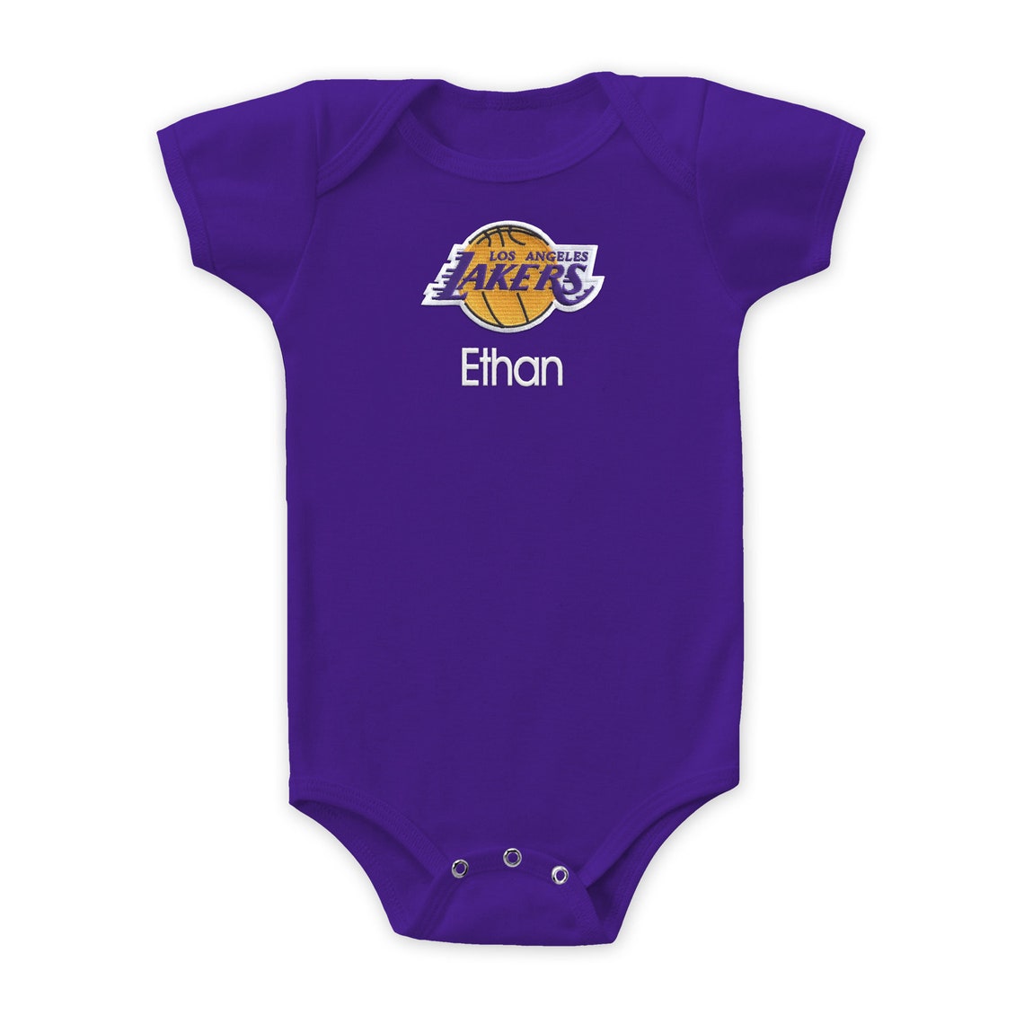 Personalized NBA Los Angeles Lakers Baby Bodysuit LA Lakers | Etsy