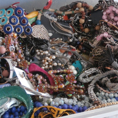 25 Pounds Lbs Junk Jewelry Lot Vintage New Tangled Broken - Etsy