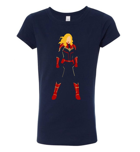 girls captain marvel t shirt