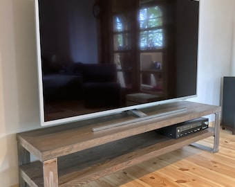 TV stand / Media shelf / TV shelf  / Old wood Tv stand / Reclaimed wood TV console