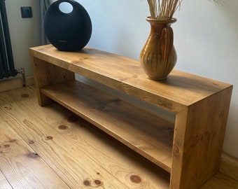 TV stand / Reclaimed wood Media stand / Wooden Bench / Wooden shelf