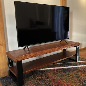 TV stand / TV console / Reclaimed Wood Console / Antique wood media Console
